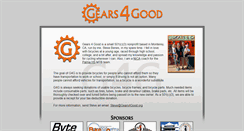 Desktop Screenshot of gears4good.org